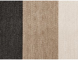 Alfombra Vinílica Living Deco Franjas Camel