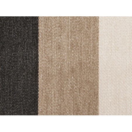 Alfombra Vinílica Living Deco Franjas Camel