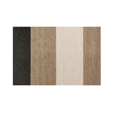 Alfombra Vinílica Living Deco Franjas Camel