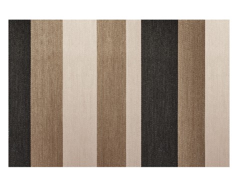 Alfombra Vinílica Living Deco Franjas Camel