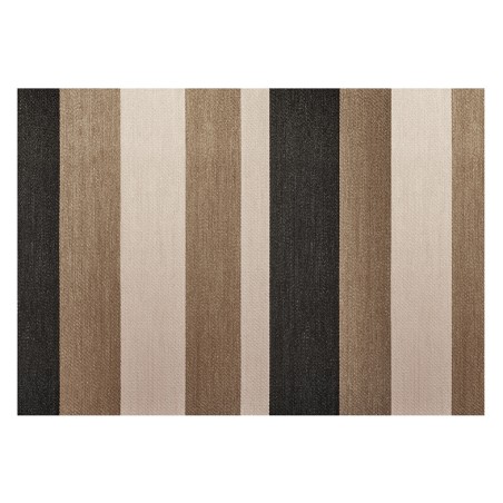 Alfombra Vinílica Living Deco Franjas Camel