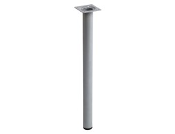 Pata Mueble Acero Redonda Cromo Ø30X400Mm