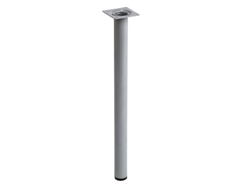 Pata Mueble Acero Redonda Cromo Ø30X400Mm