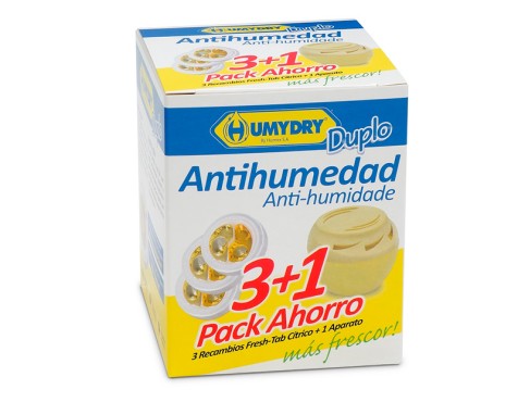 Ambientador Antihumitat Humydry Limón (3+1)