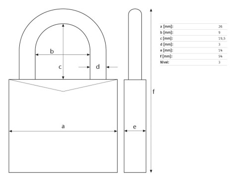Candado Combinación Abus Reprogramable