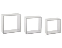Joc 3 Prestatges Cub Paret Blanc