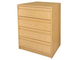 Cajonera Armario Montada Roble 4 Cajones 600mm