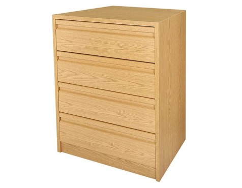 Cajonera Armario Montada Roble 4 Cajones 600mm