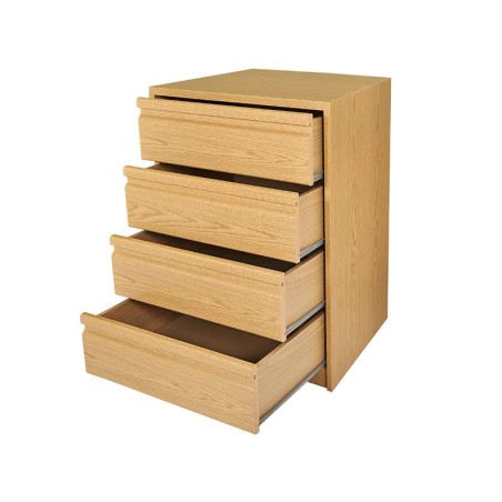 Cajonera Armario Montada Roble 4 Cajones 600mm