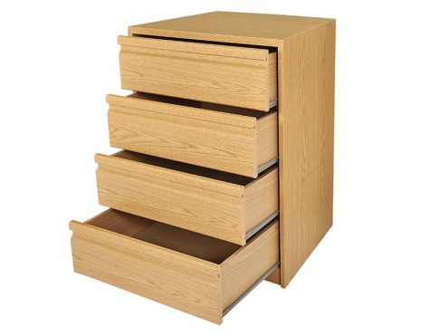 Cajonera Armario Montada Roble 4 Cajones 600mm