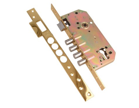 Cerradura Amig Base 100 Acero Latonado