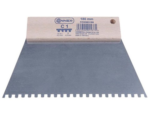 Espátula Dentada Construcción
