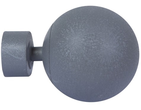 Terminal Cortina Esfera Gris Nordic