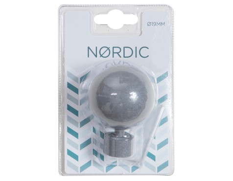 Terminal Esfera Cortina Gris Nordic