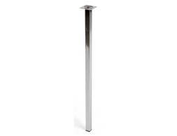 Pota Taula Acer Quadrada Crom 25X25X700Mm