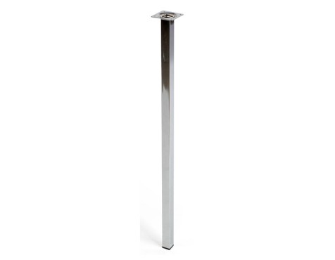 Pota Taula Acer Quadrada Crom 25X25X700Mm