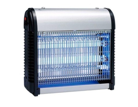 Mata Mosquitos Eléctrico Abs Negro Y Aluminio