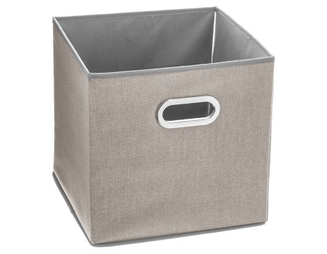 Caja De Tela Beige