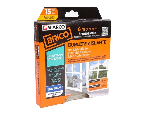 Burlete Universal Termoplástico Transparente