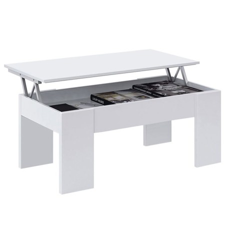 Mesa De Centro Elevable Flow Blanco Artik