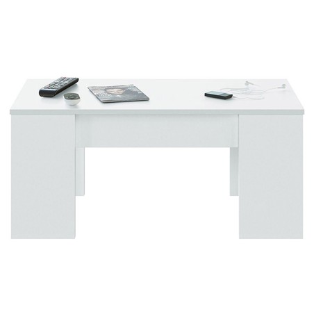 Mesa De Centro Elevable Flow Blanco Artik
