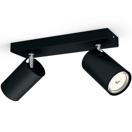 Regleta 2 Focus Philips Kosipo Negre