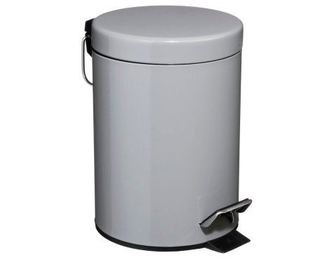 Papelera Baño Con Pedal Gris