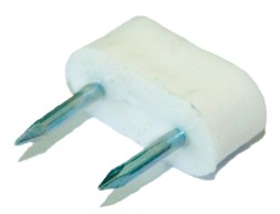 Portaestante Para Clavar Blanco (8un)