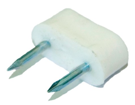 Portaestante Para Clavar Blanco (8un)