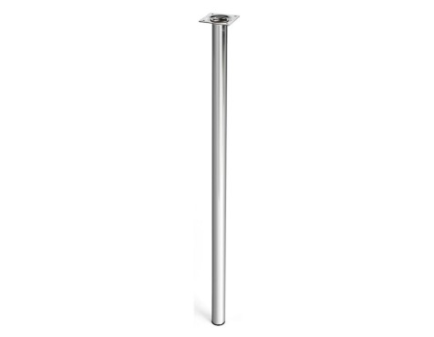 Pota Taula Acer Rodona Crom Ø30X800Mm