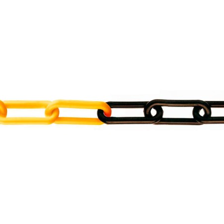 Cadena Plástica Negra Amarilla