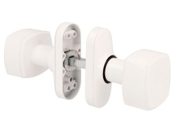 Juego Pomos Puerta Amig 6807 Aluminio