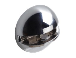 Soporte Pelícano Fijo Cristal Cromo (2un)
