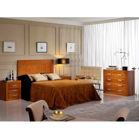 Cómoda De Madera 4 Cajones Cerezo