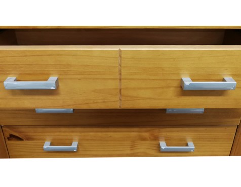 Cómoda De Madera 4 Cajones Cerezo