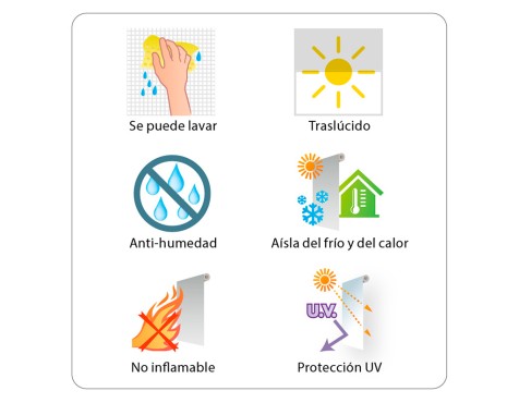 Estor Screen Enrollable Roll-Up Gris