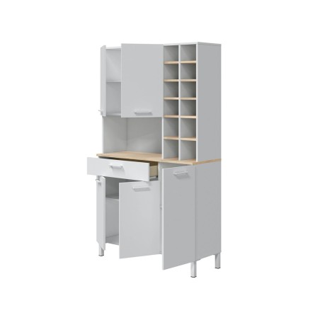 Mueble Auxiliar Cocina Roble Canadian Blanco Artik