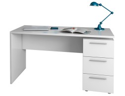 Mesa Estudio 3 Cajones Stylus Blanco Artik