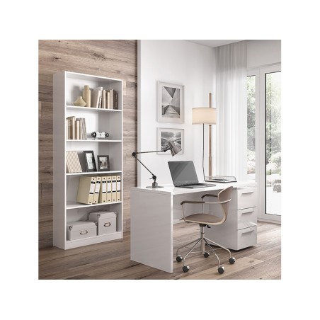 Mesa Estudio 3 Cajones Stylus Blanco Artik