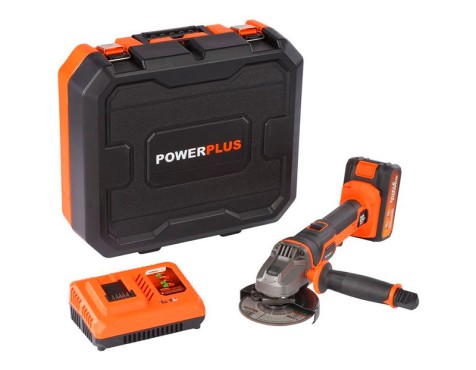 Esmoladora Angular Powerplus powdp35150 + Bateria