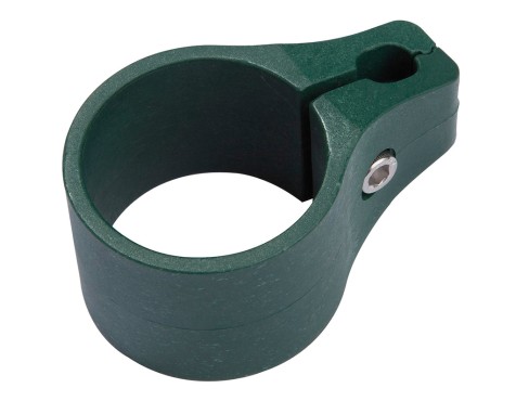 Abrazadera Pvc Verde Final Puertas
