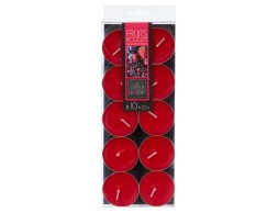 Vela Frutos Rojos (10un)