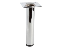 Pata Mueble Acero Redonda Cromo Ø30X150Mm