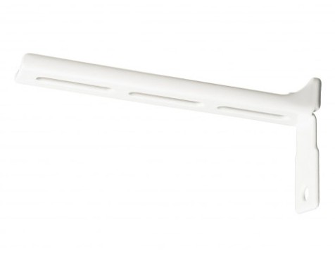 Soporte Riel Central Blanco Doble