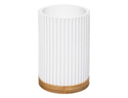 Vaso Portacepillos De Dientes Linea Blanco