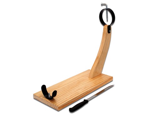 Jamonero Curvado Con Cuchillo