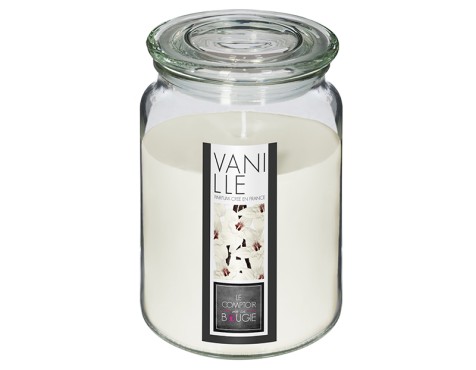 Espelma Pot De Vidre Vainilla