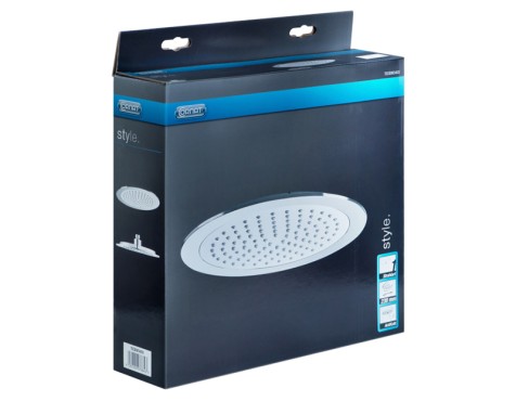 Ruixador Dutxa Rodó Estilo Blanc Cromat