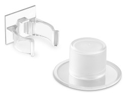 Topall Porta I Retenidor Adhesiu Transparent