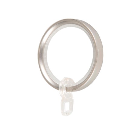 Anelles Cortina Plata Eclectic (8un)